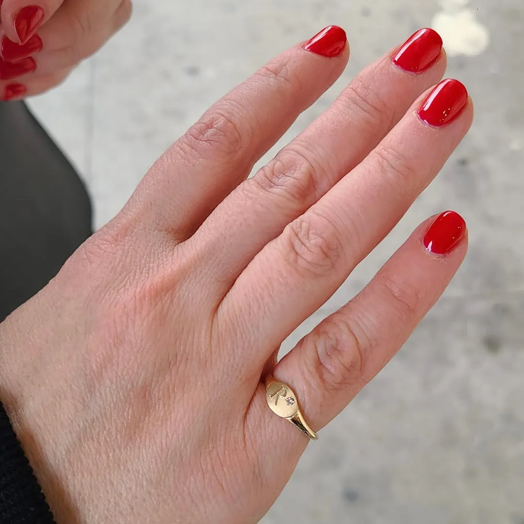 14K Gold Signet Ring