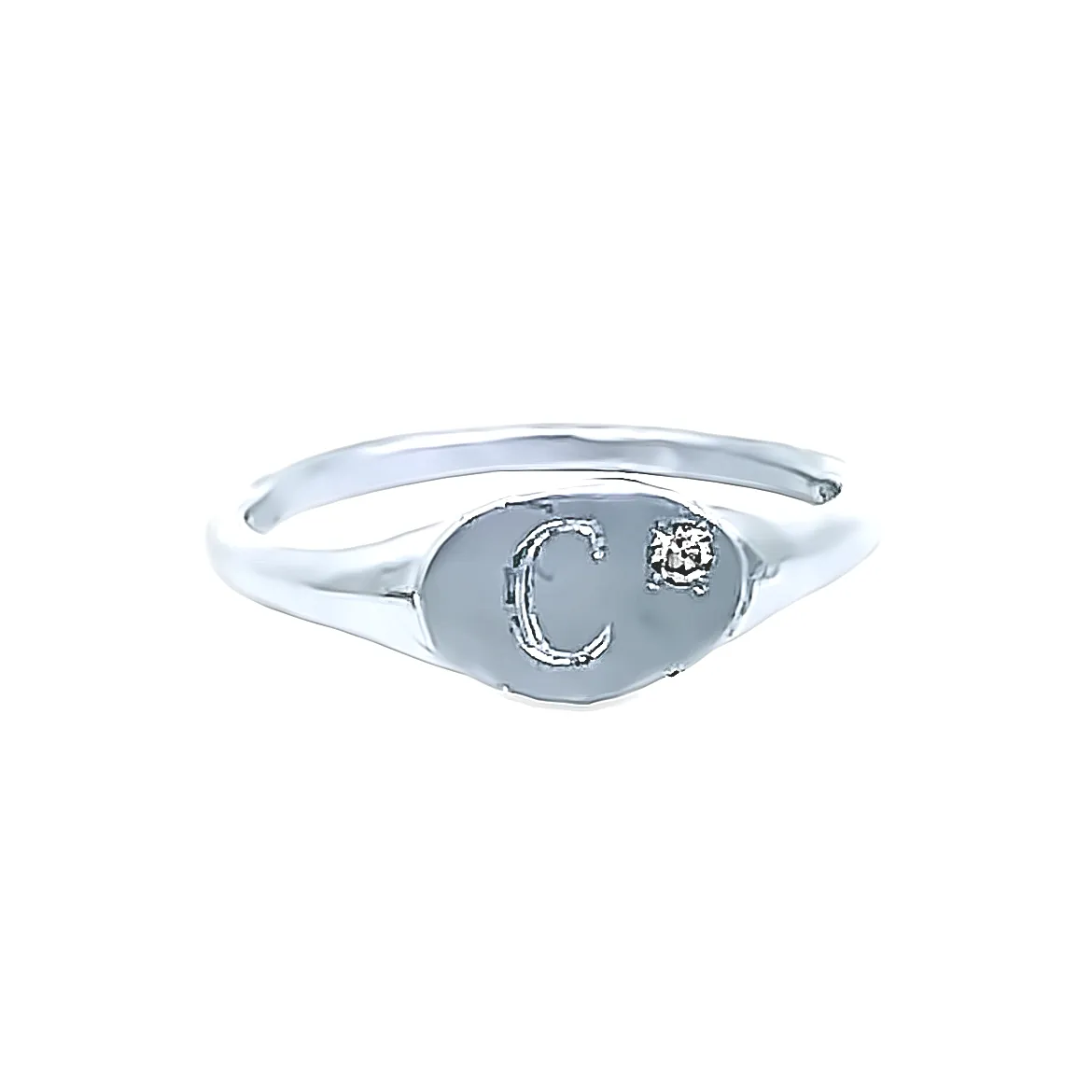14K Gold Signet Ring