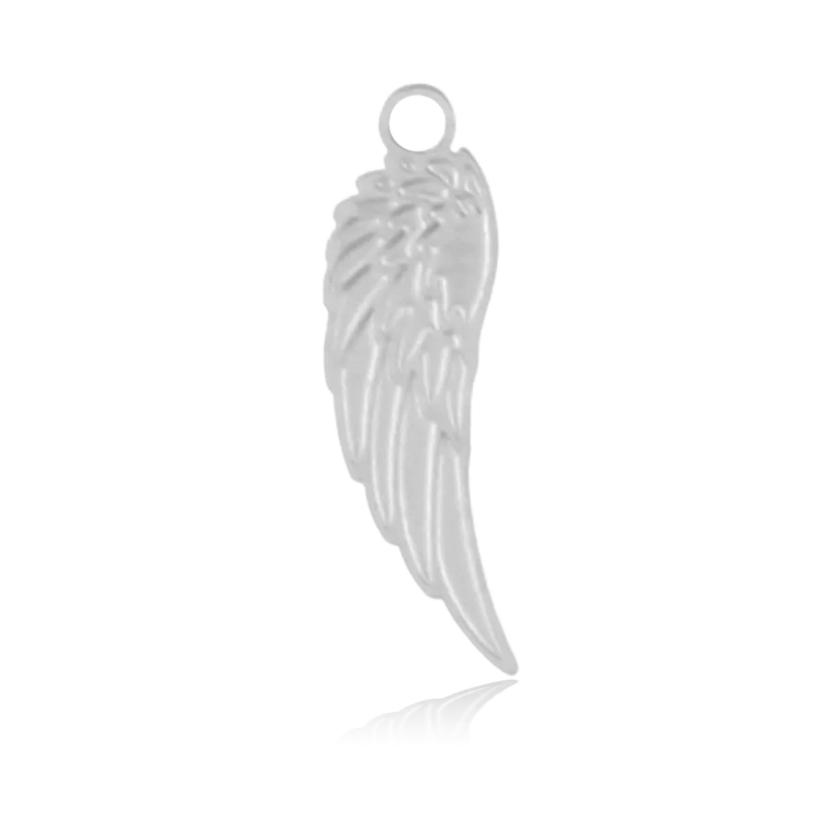 Angel Wing Cutout Charm with Blue Opal Jade Charity Bracelet