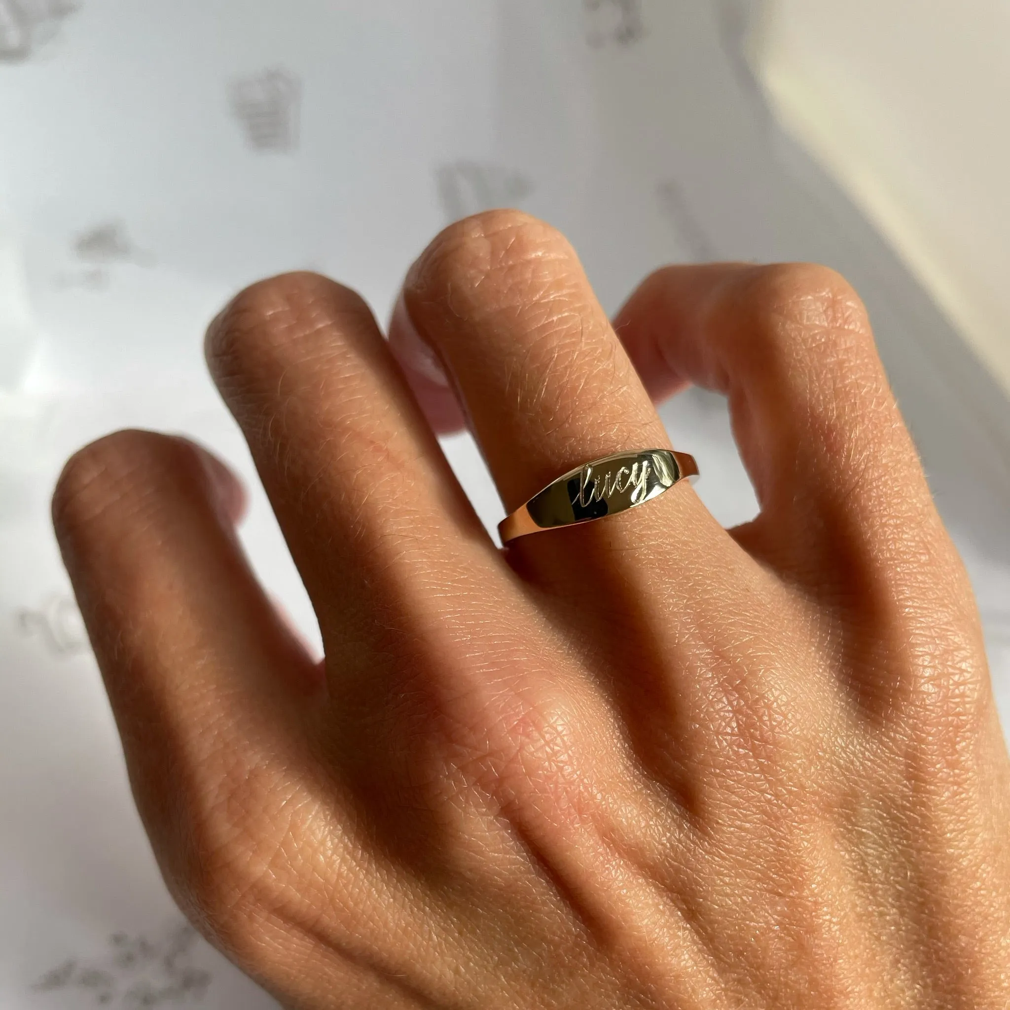 Band Signet Ring