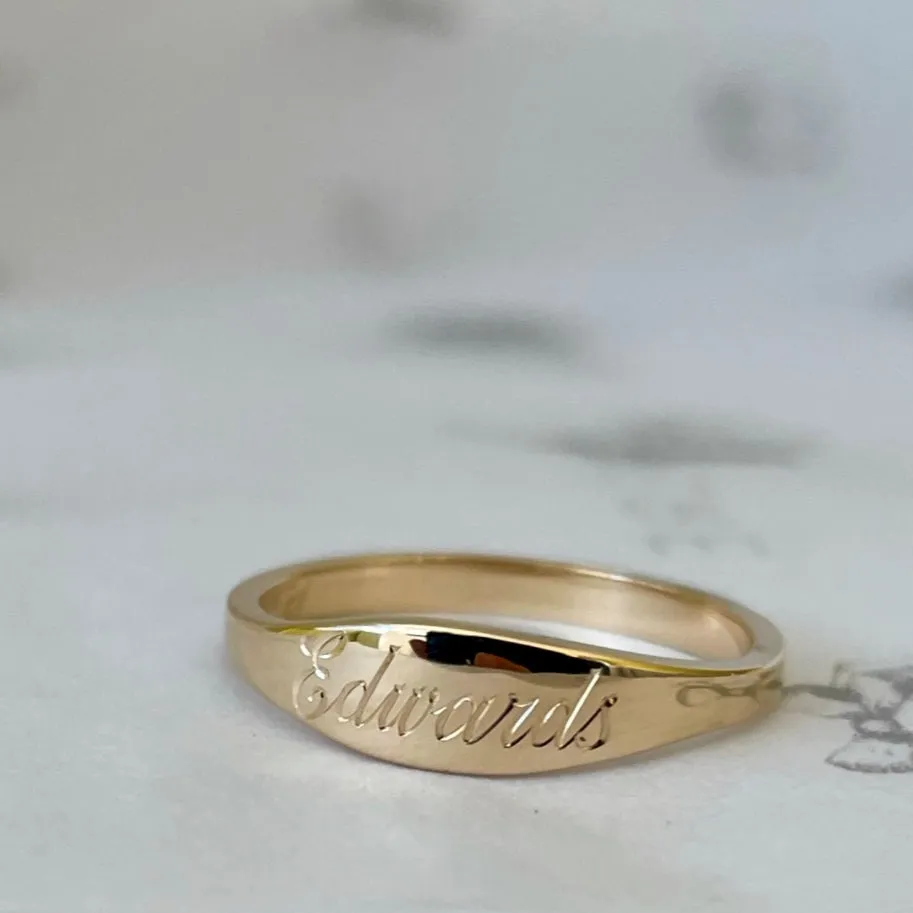 Band Signet Ring
