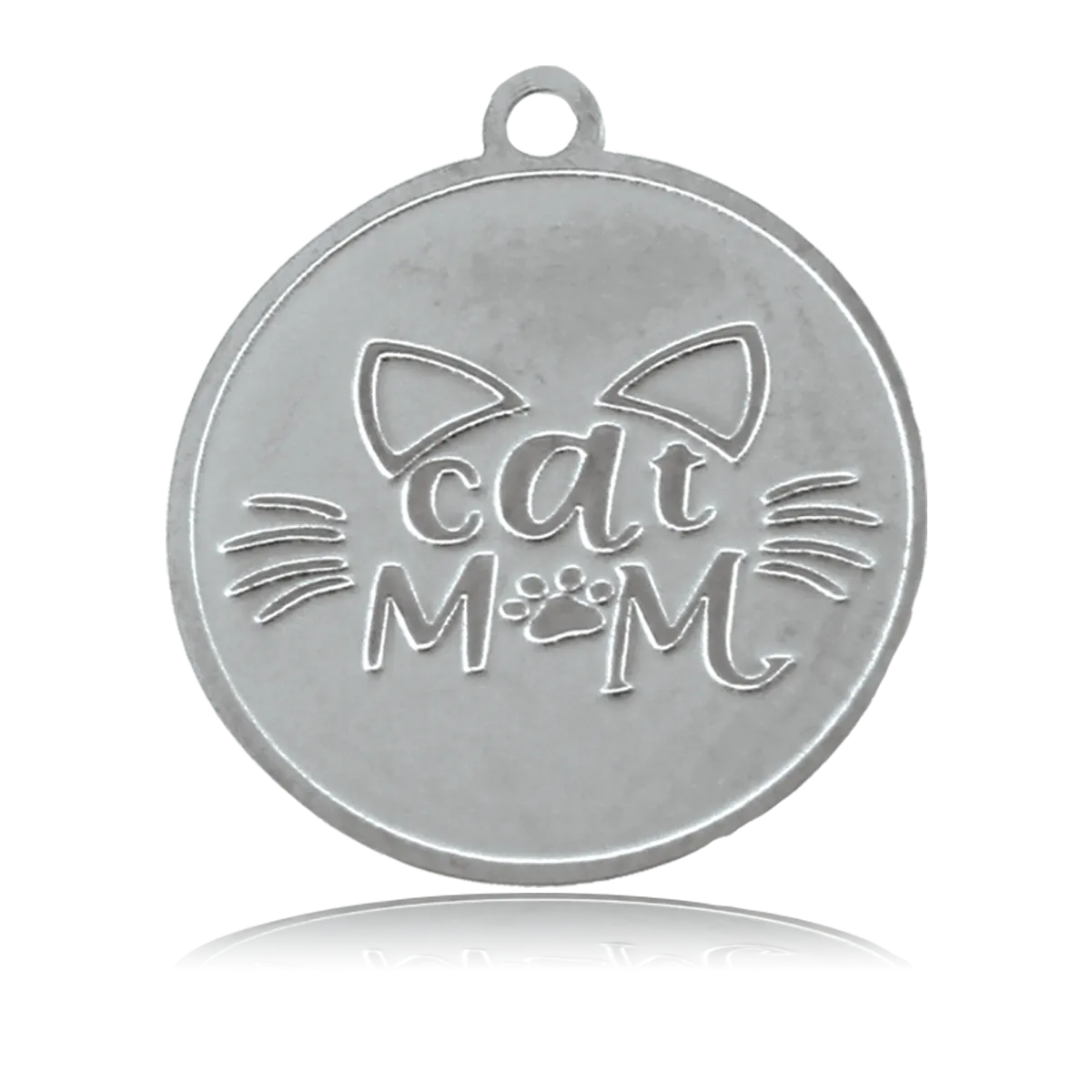 Cat Mom Charm with Lemonade Jade Charity Bracelet