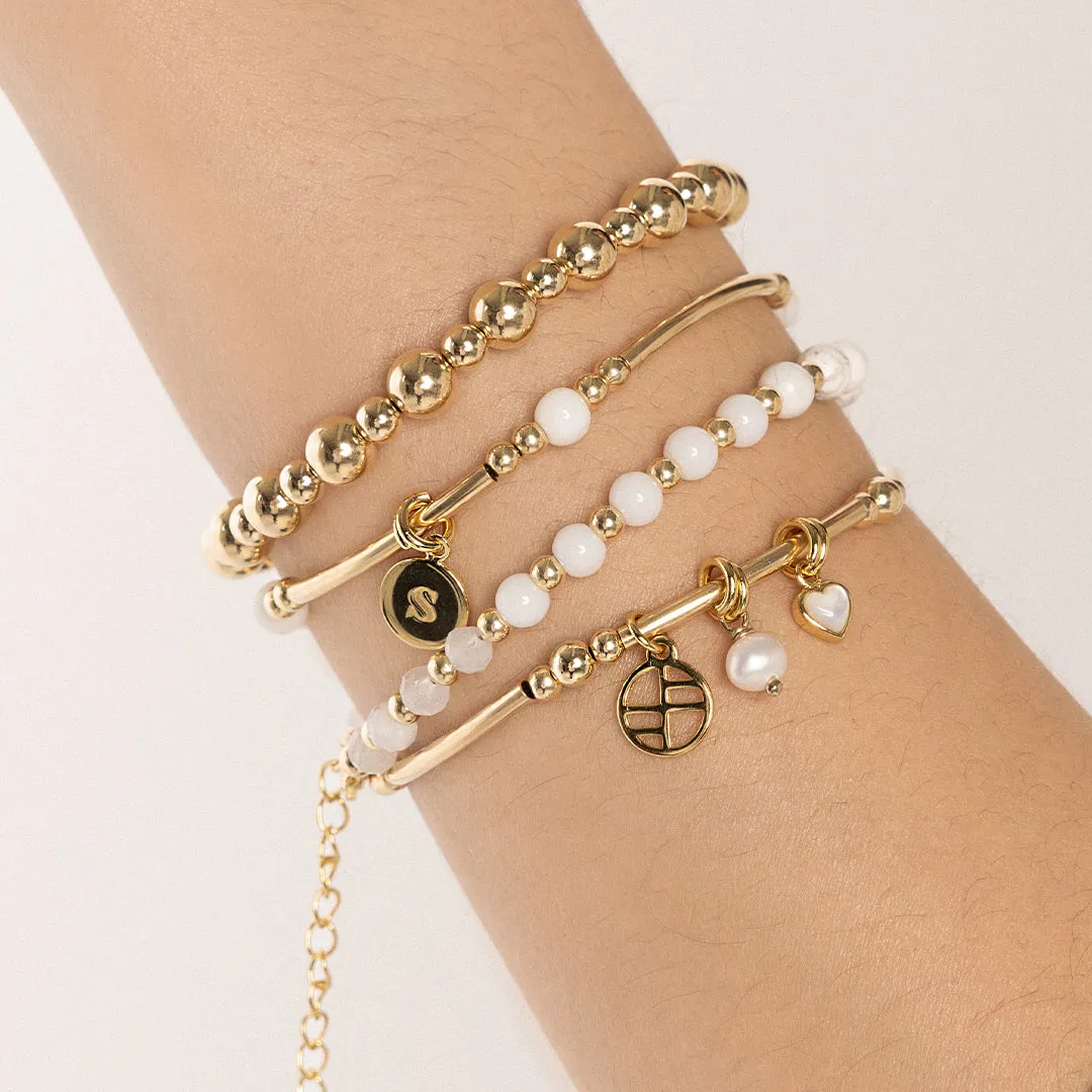 Devote Heart Charm Bracelet