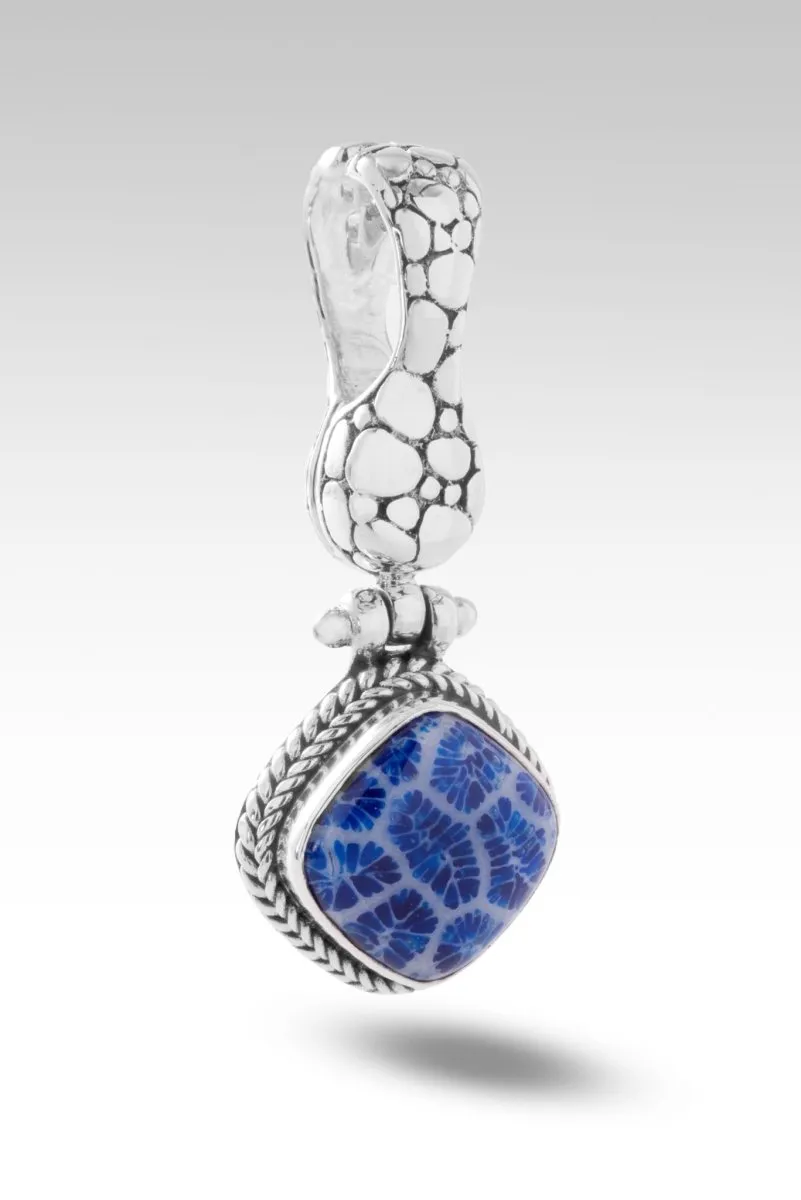 Finally Home Pendant™ in Navy Blue Indonesian Coral