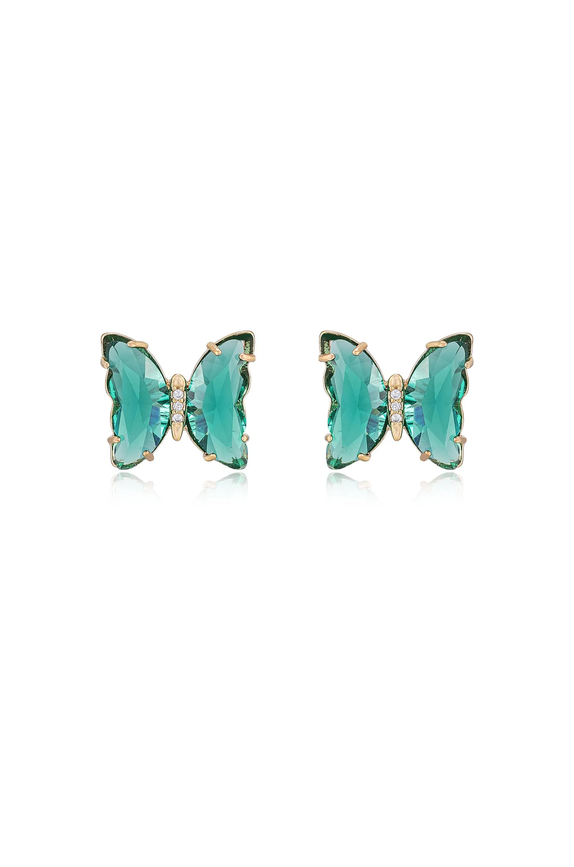 Flutter Away Crystal Earrings