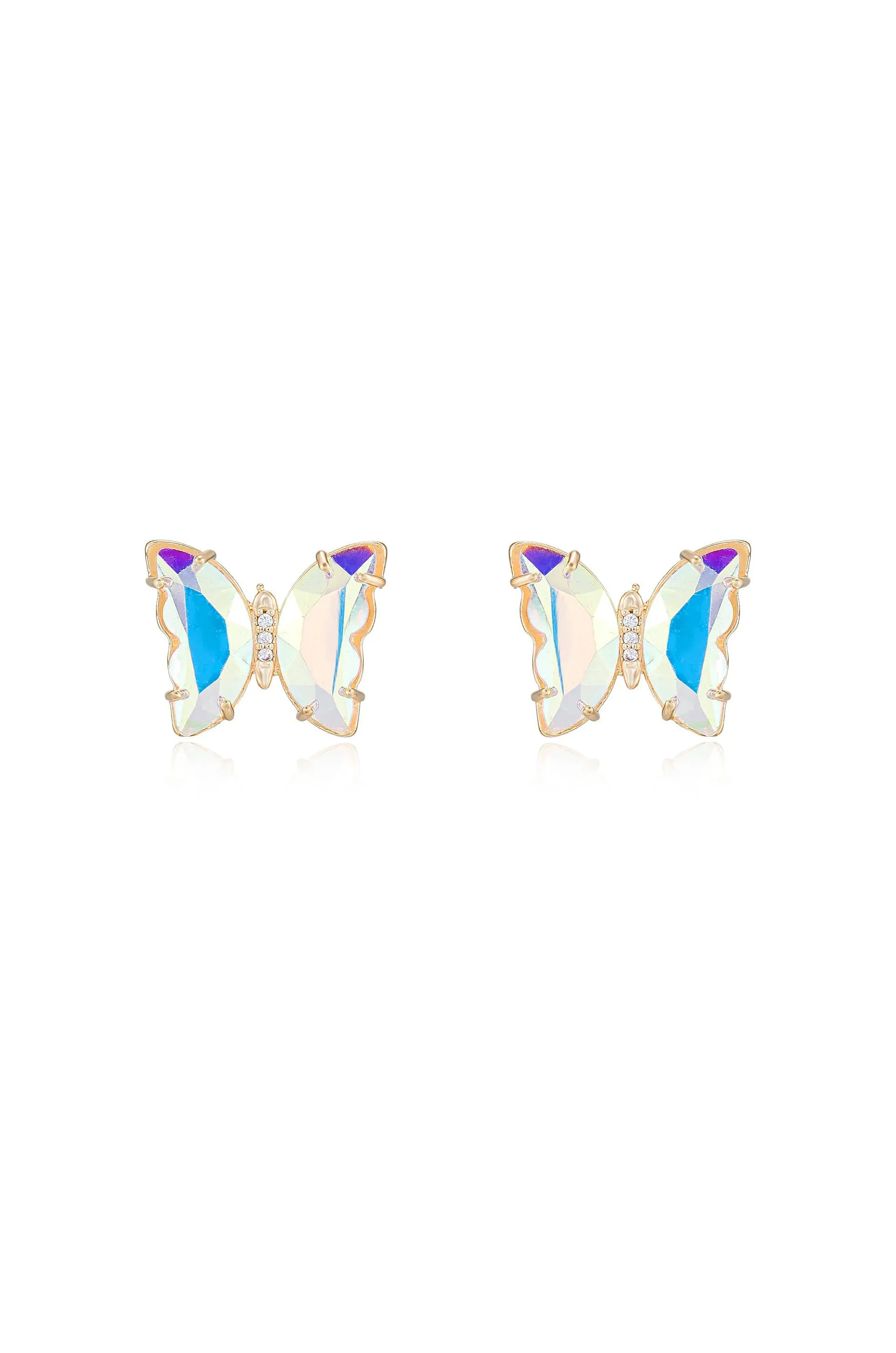 Flutter Away Crystal Earrings