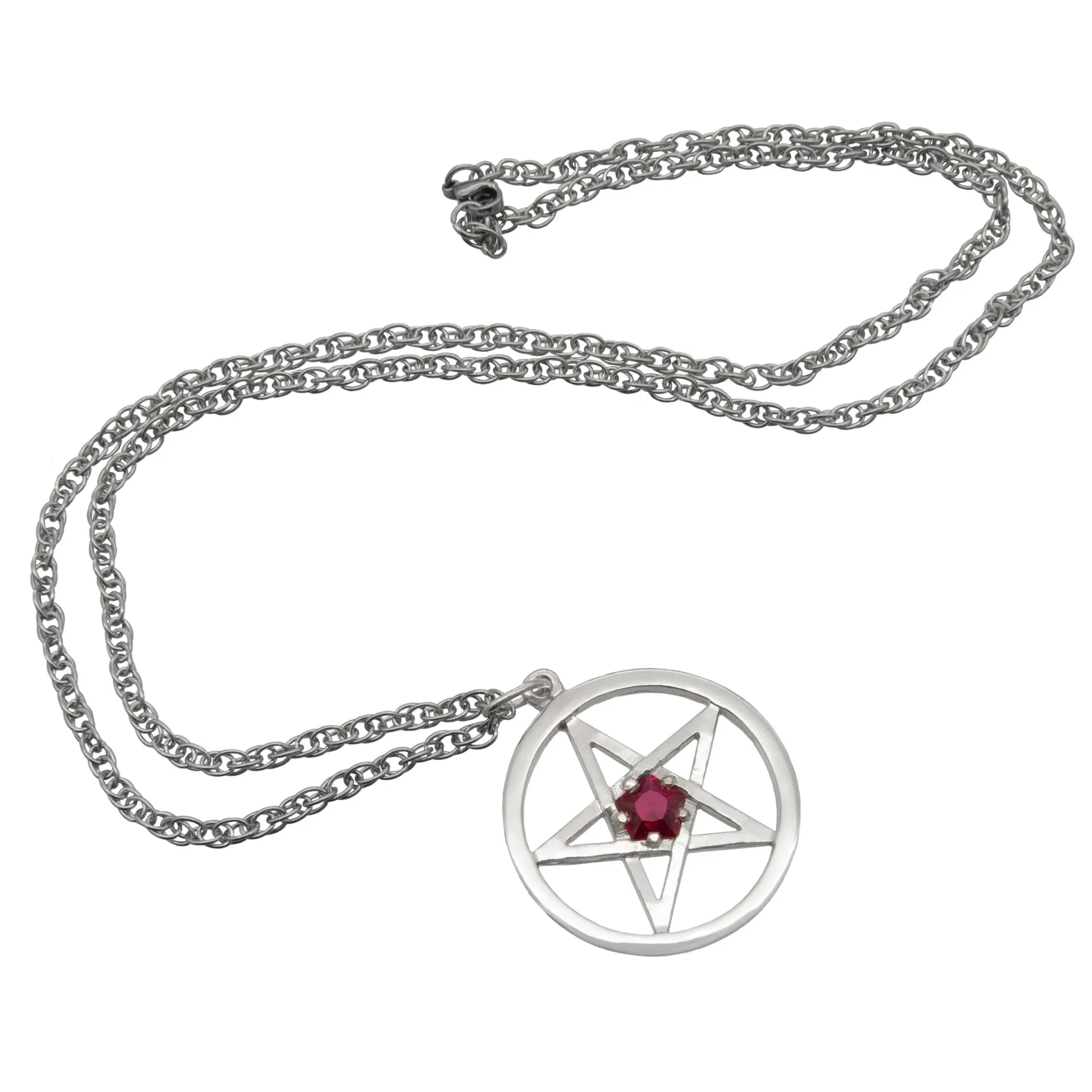 Harry Dresden's Pentacle Necklace with Ruby
