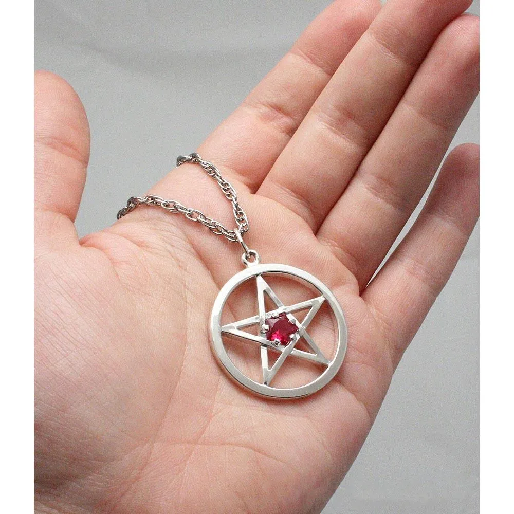 Harry Dresden's Pentacle Necklace with Ruby