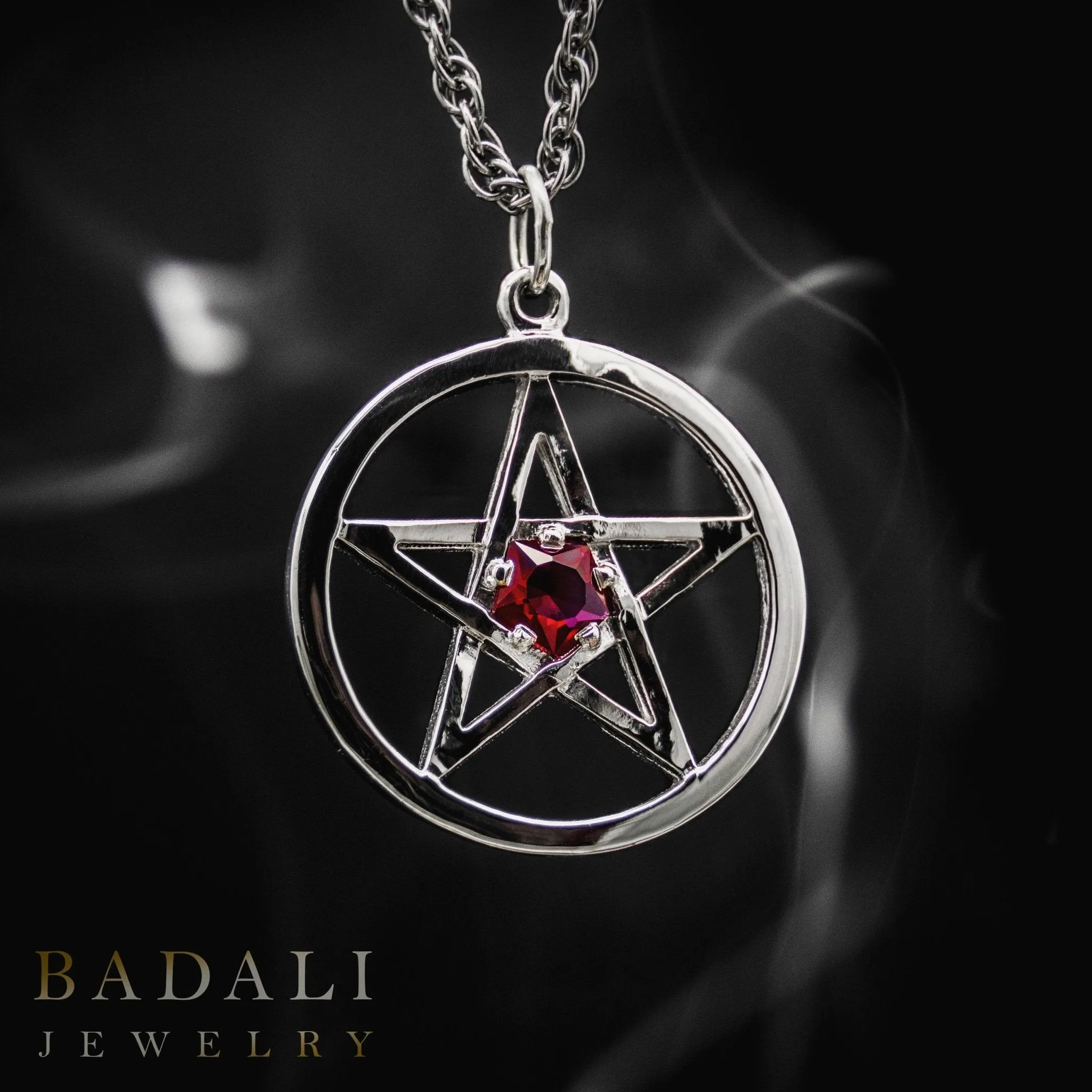 Harry Dresden's Pentacle Necklace with Ruby