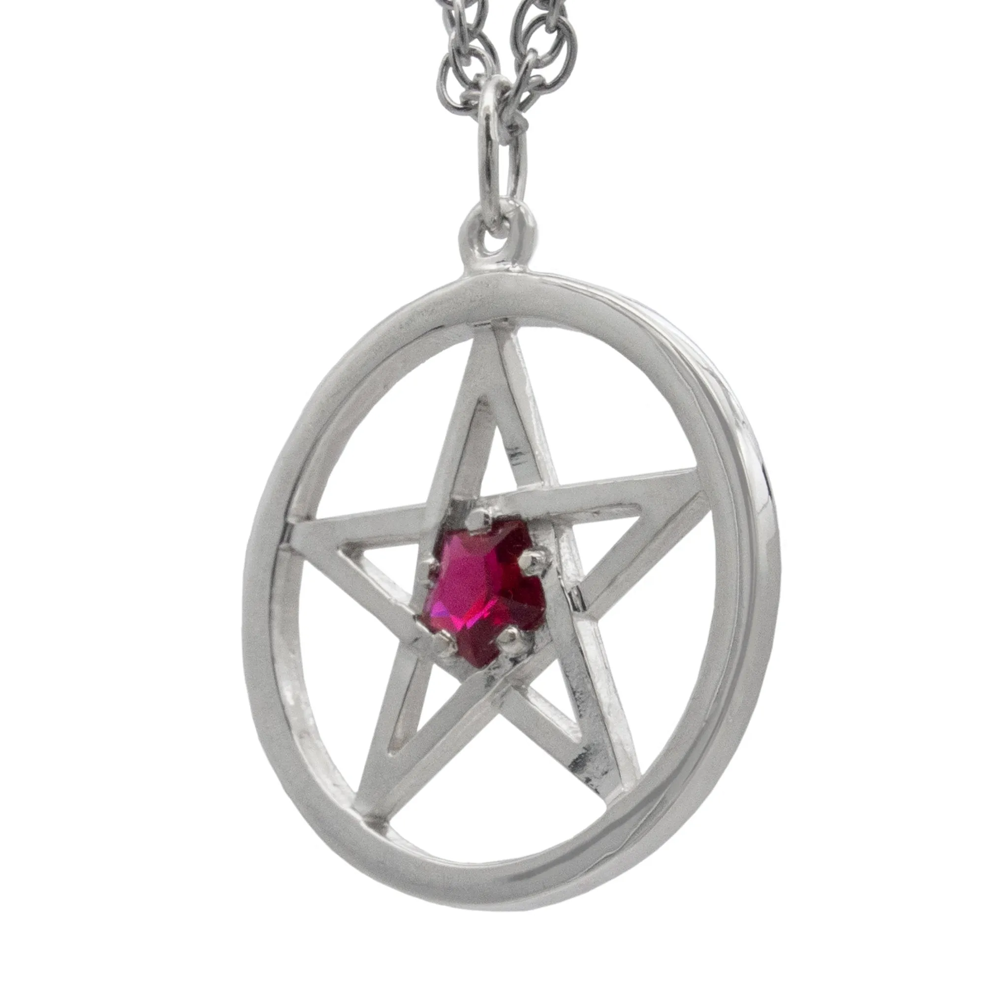 Harry Dresden's Pentacle Necklace with Ruby