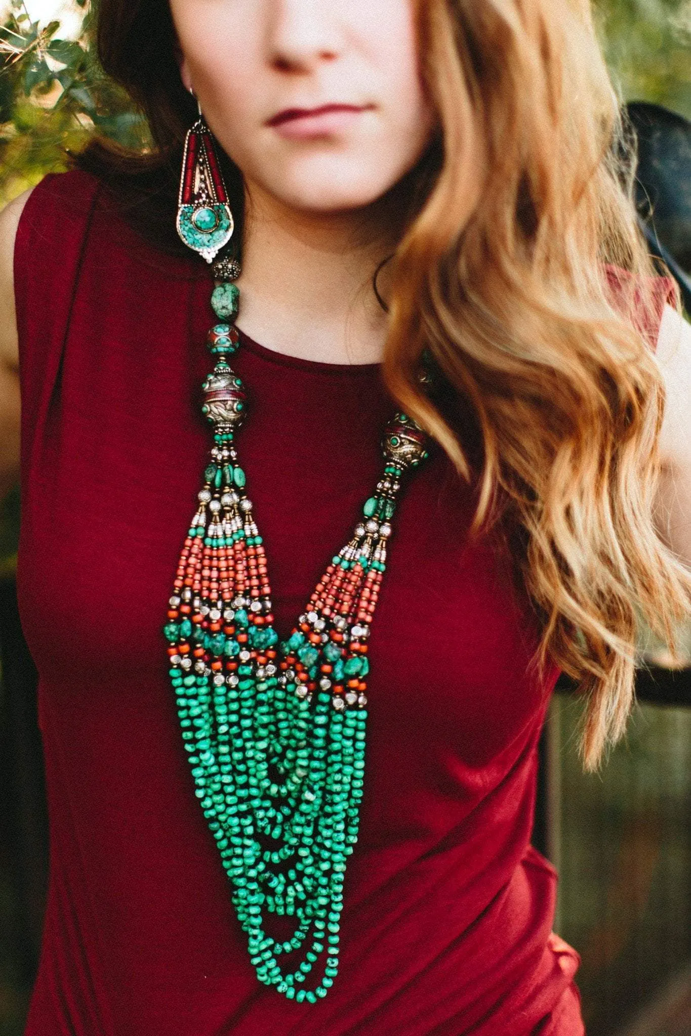 Himalayan Sky Stone Necklace