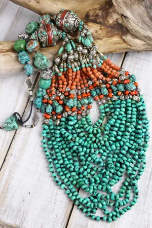 Himalayan Sky Stone Necklace