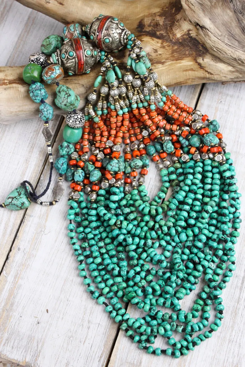 Himalayan Sky Stone Necklace