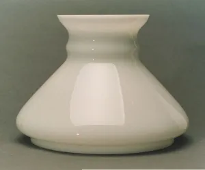 Kirks Lane-13122 - 7 Inch Opal Slant Shade Plain Top