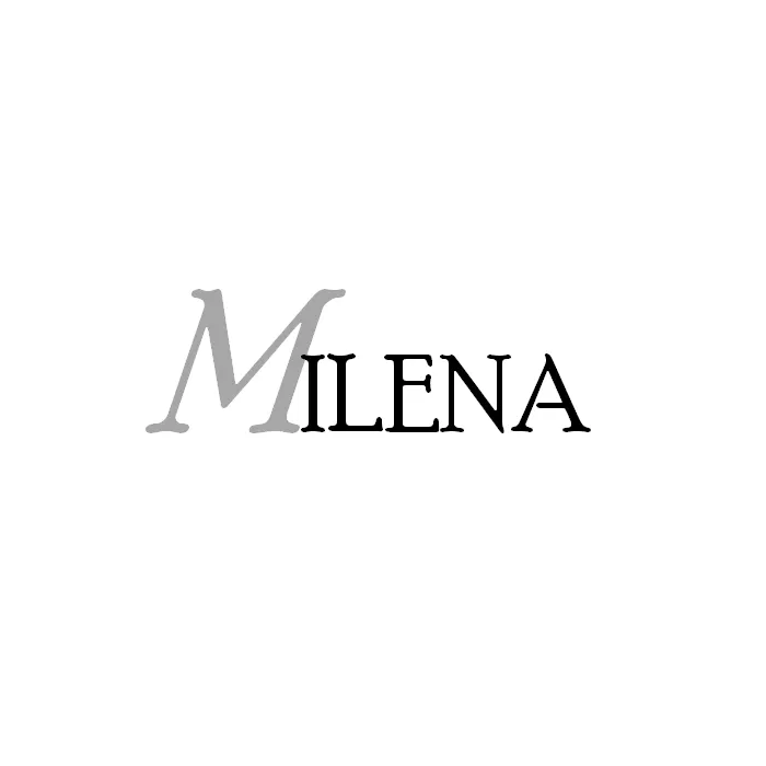 MILENA Silver Necklace Heart with Onyx