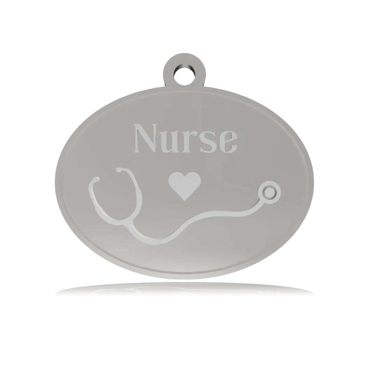Nurse Charm with Green Yellow Jade Charity Bracelet