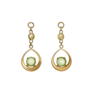 [Palette] 10K Yellow Gold Peridot Charms