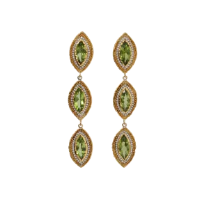 Peridot Marquis Earrings