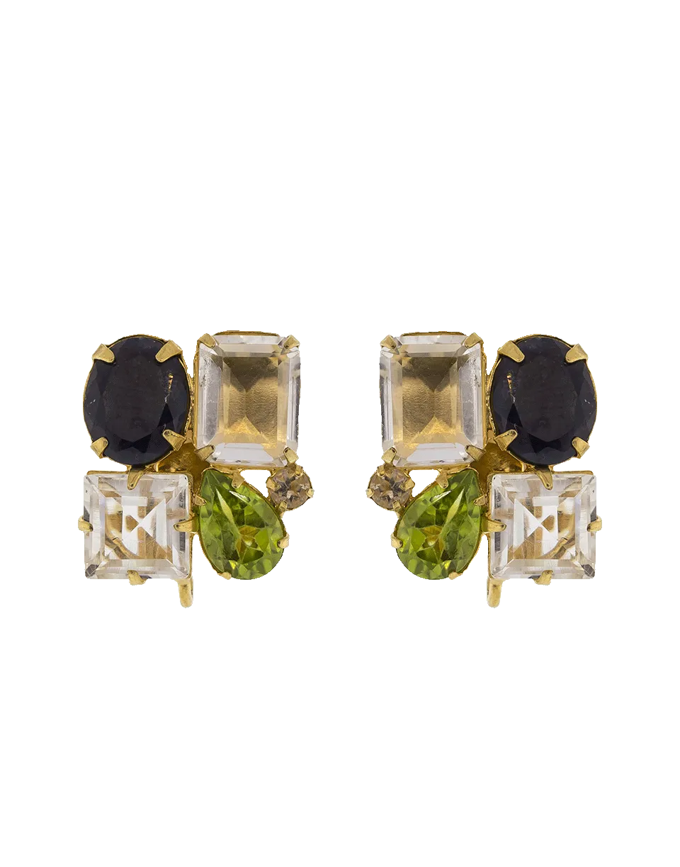 Peridot Quartz Earrings
