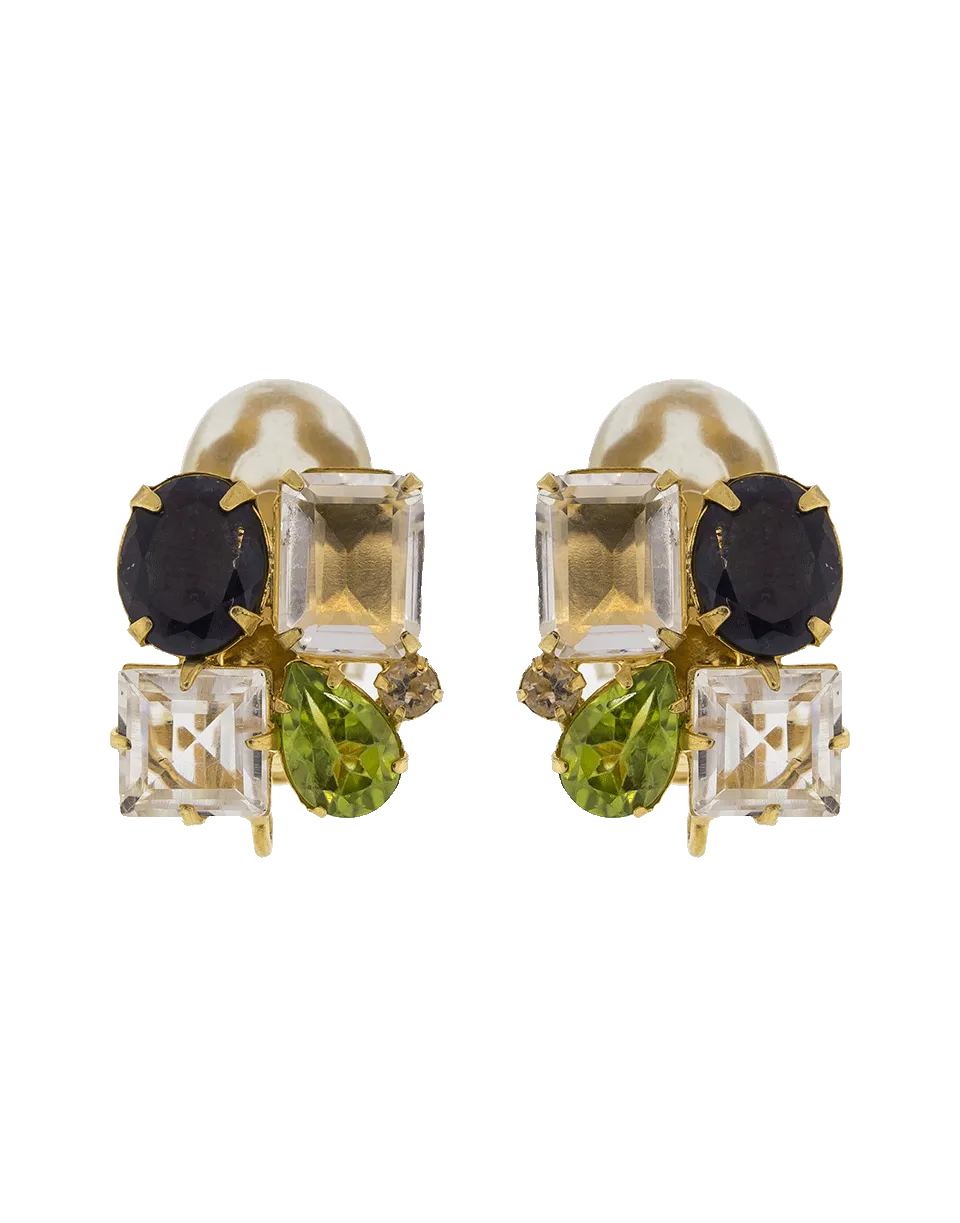 Peridot Quartz Earrings