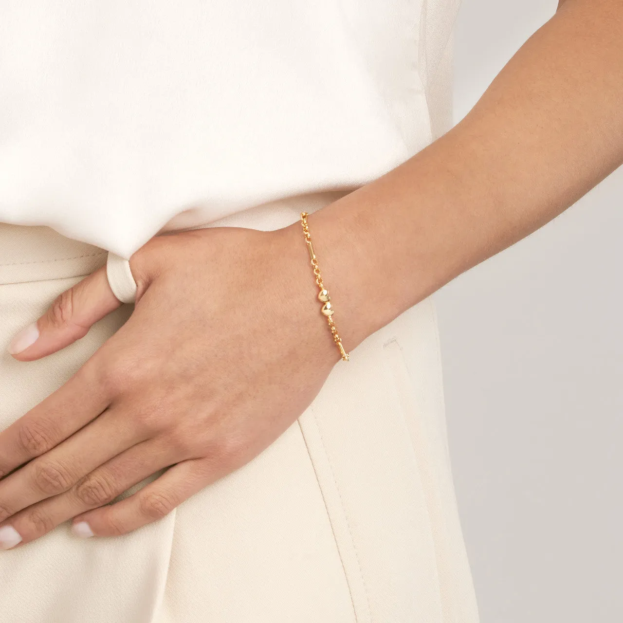 Puffy Heart Bracelet