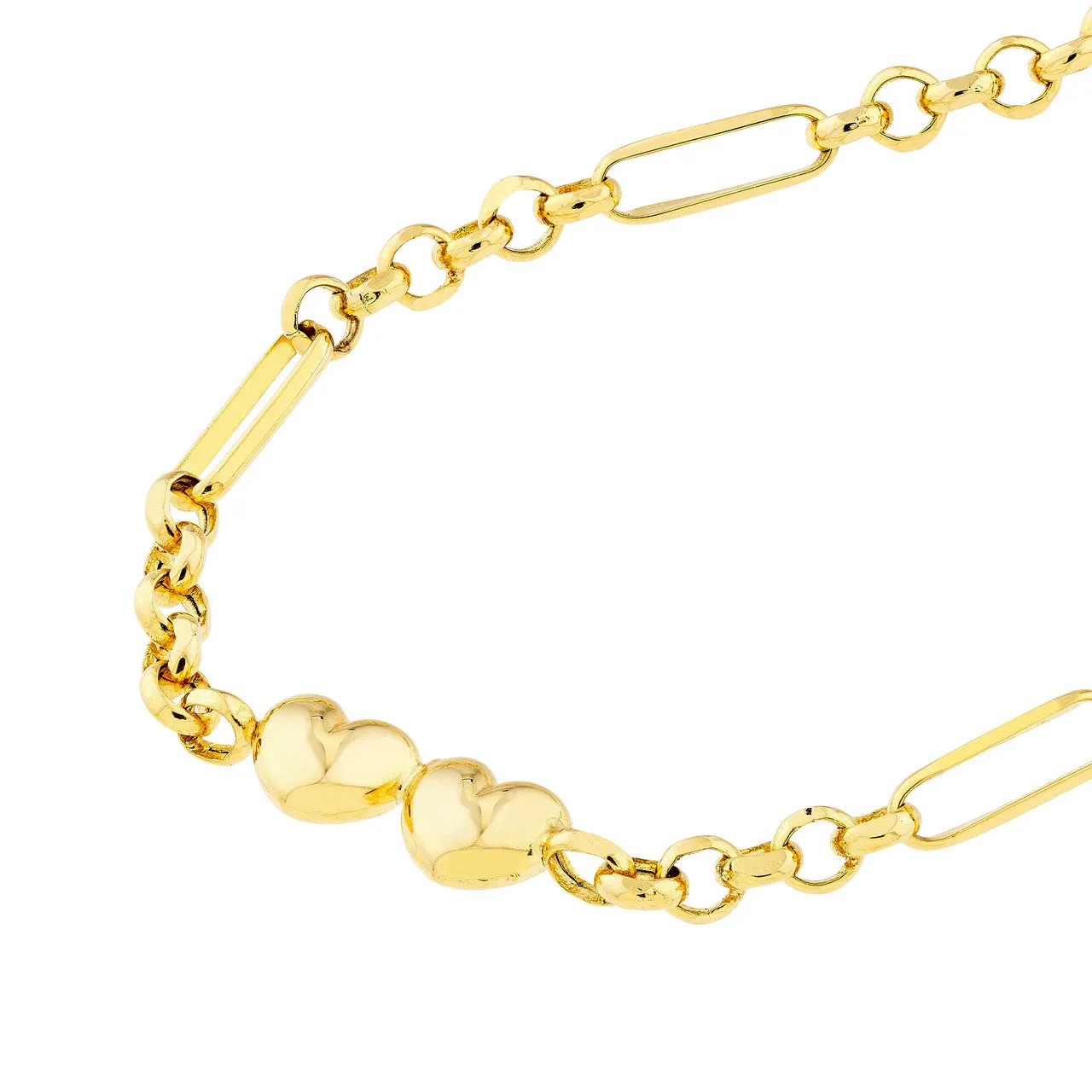 Puffy Heart Bracelet