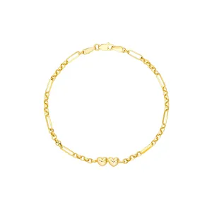 Puffy Heart Bracelet