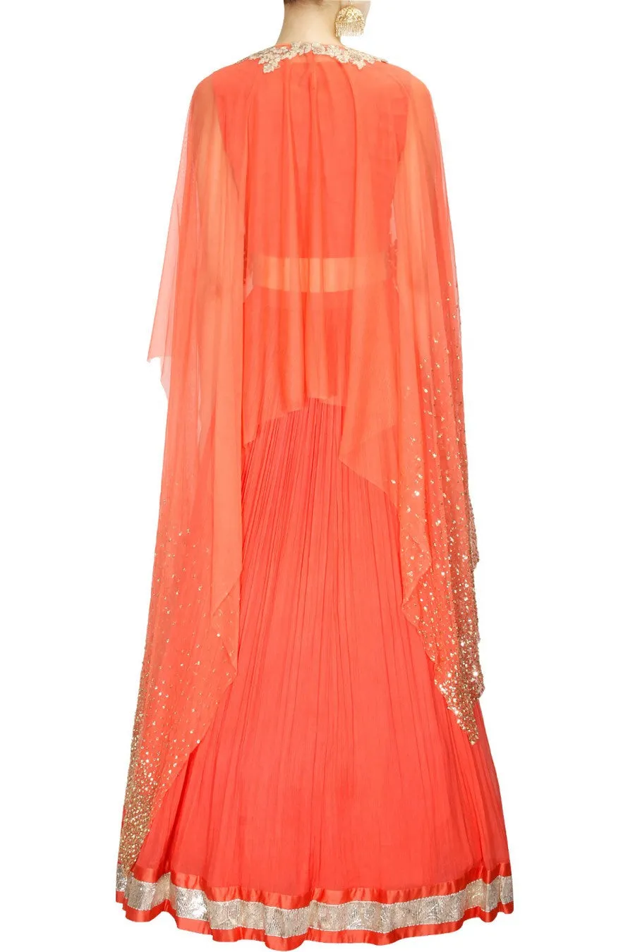 Ridhi Mehra Coral Lehenga Choli