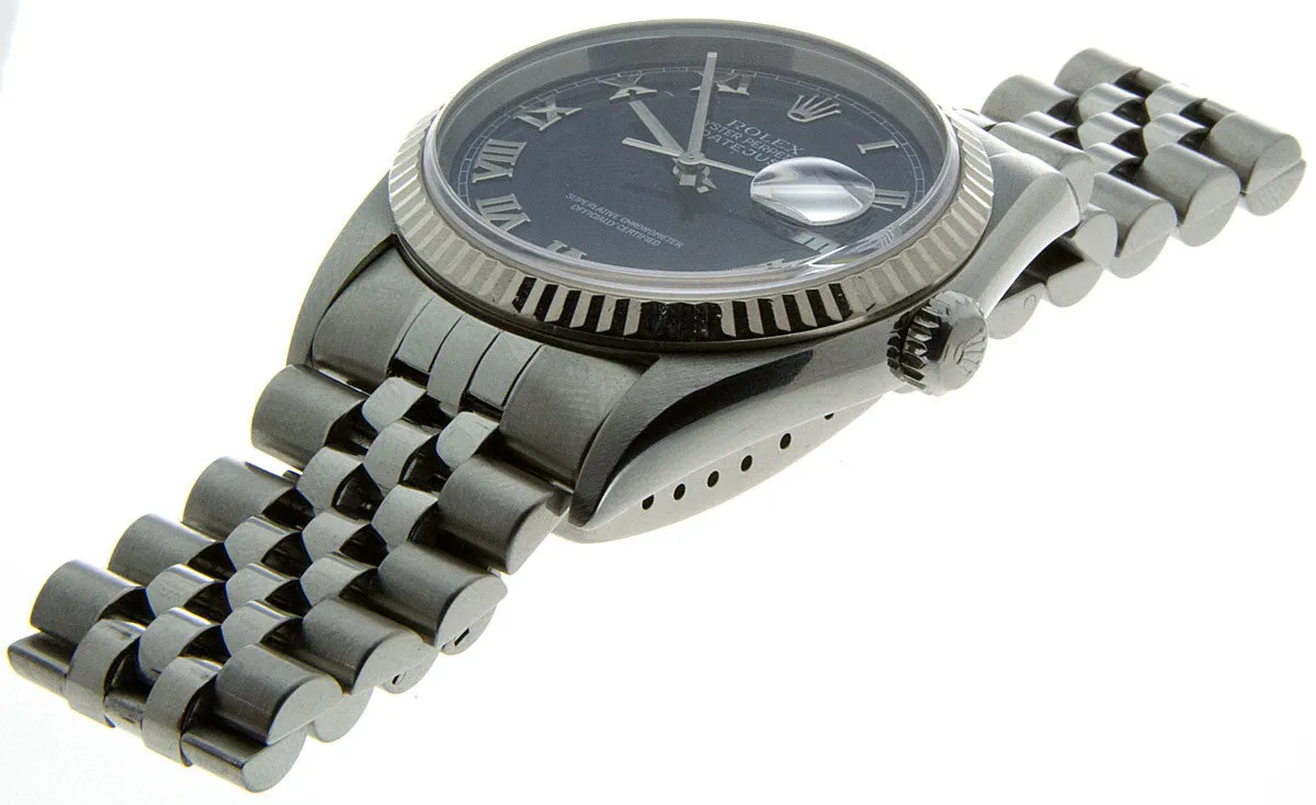 Rolex Datejust SS Blue Roman Dial