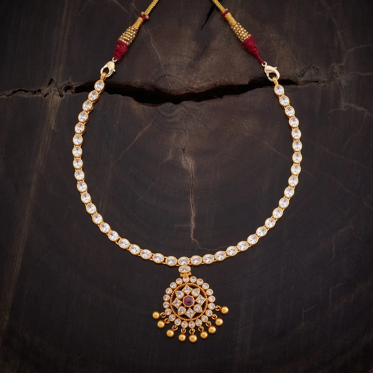 Silver Temple Necklace 155906