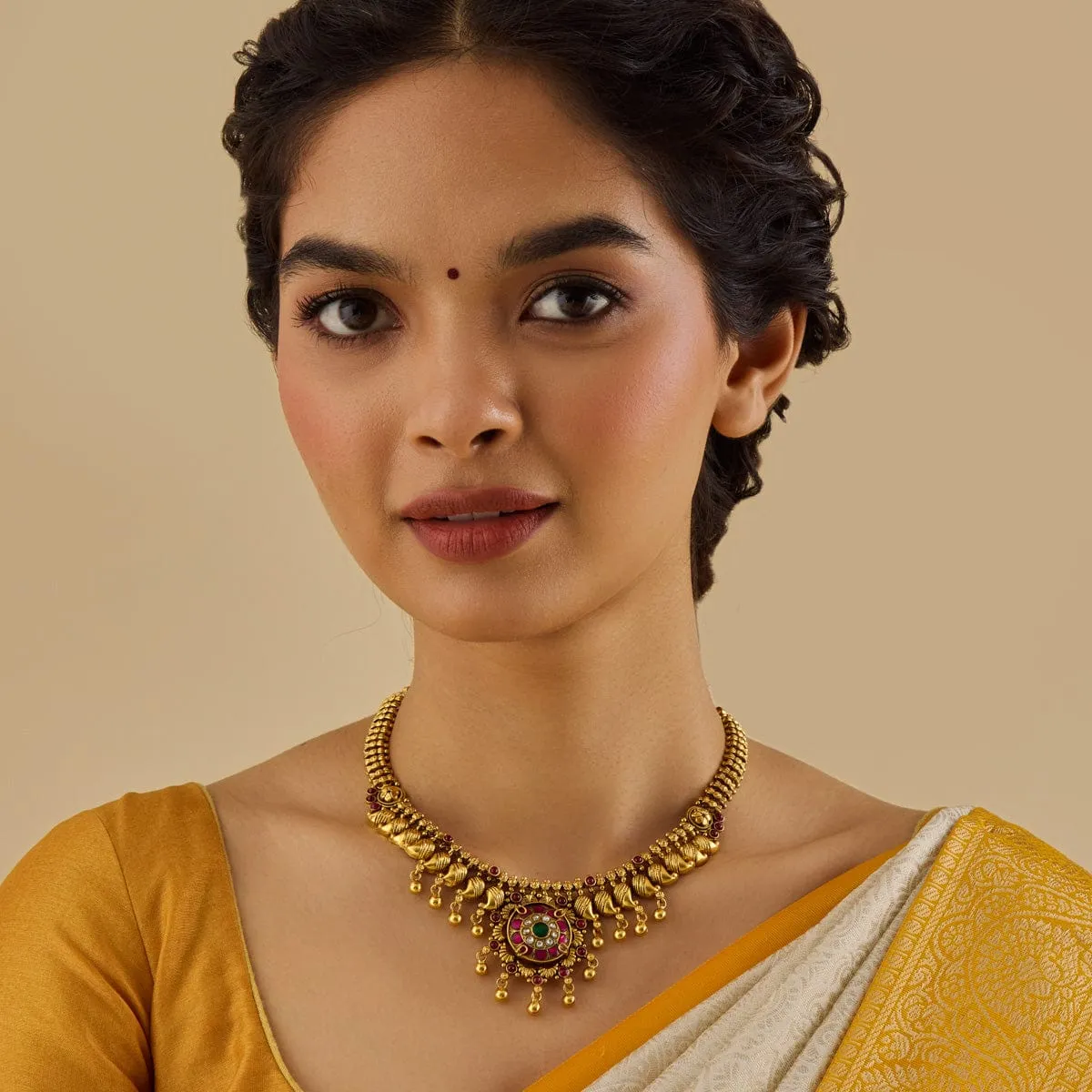 Silver Temple Necklace 174314