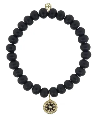 Small Pave Kalidescope Charm Bracelet