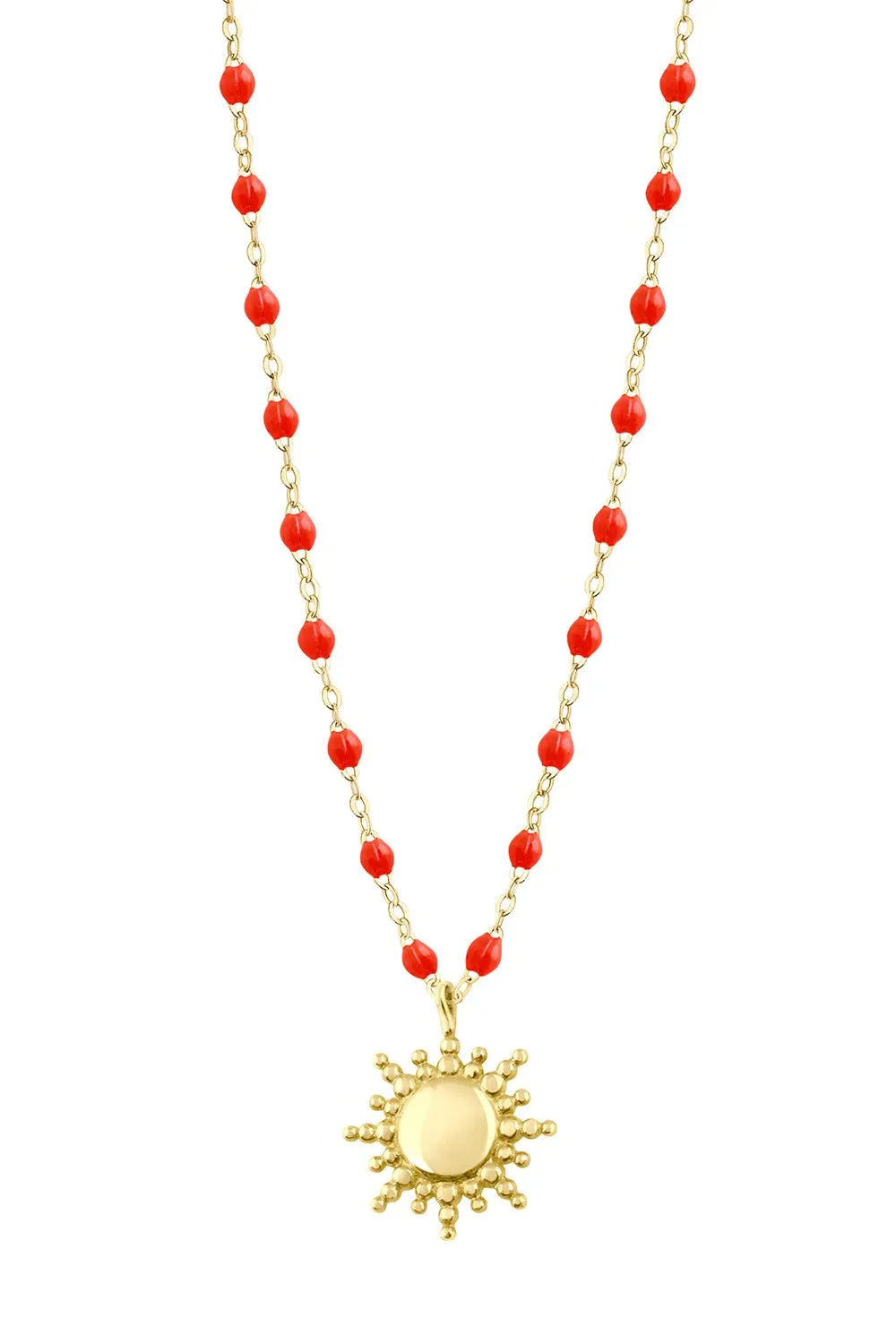 Sun Classic Gigi Necklace - 16.5in - Coral