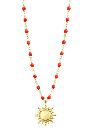 Sun Classic Gigi Necklace - 16.5in - Coral