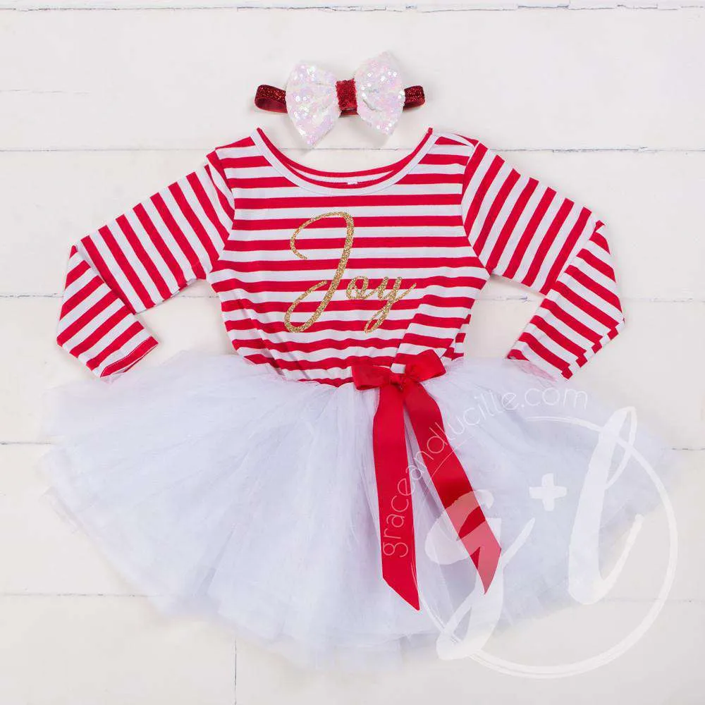 Two-in-One Sequined Bow Headband & Belt, Christmas White Bow on Red Band