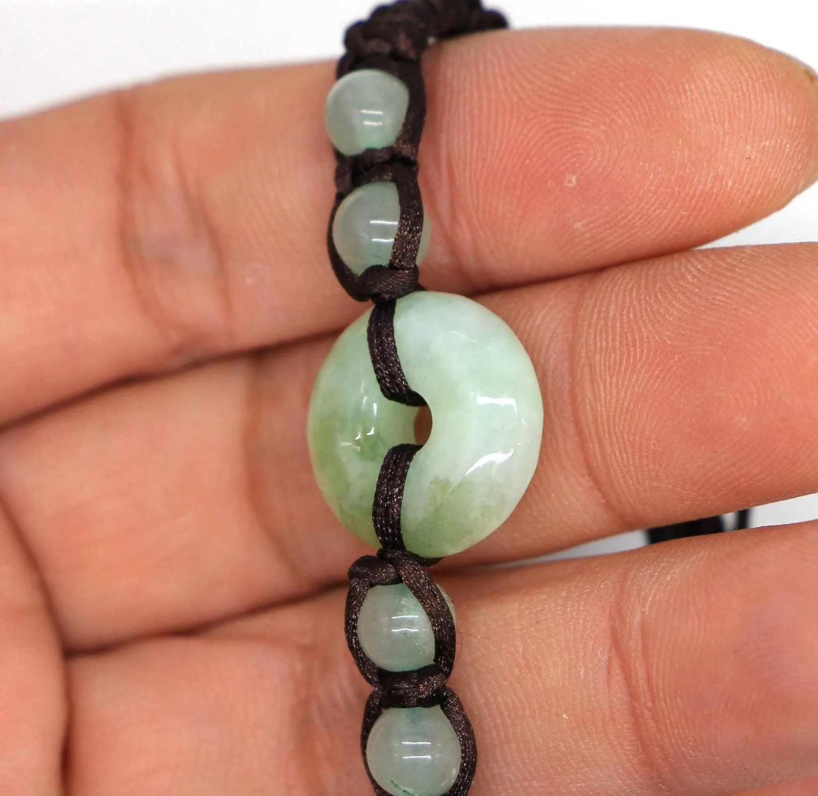 Type A Jadeite Jade Donut Bracelet Series BR20006