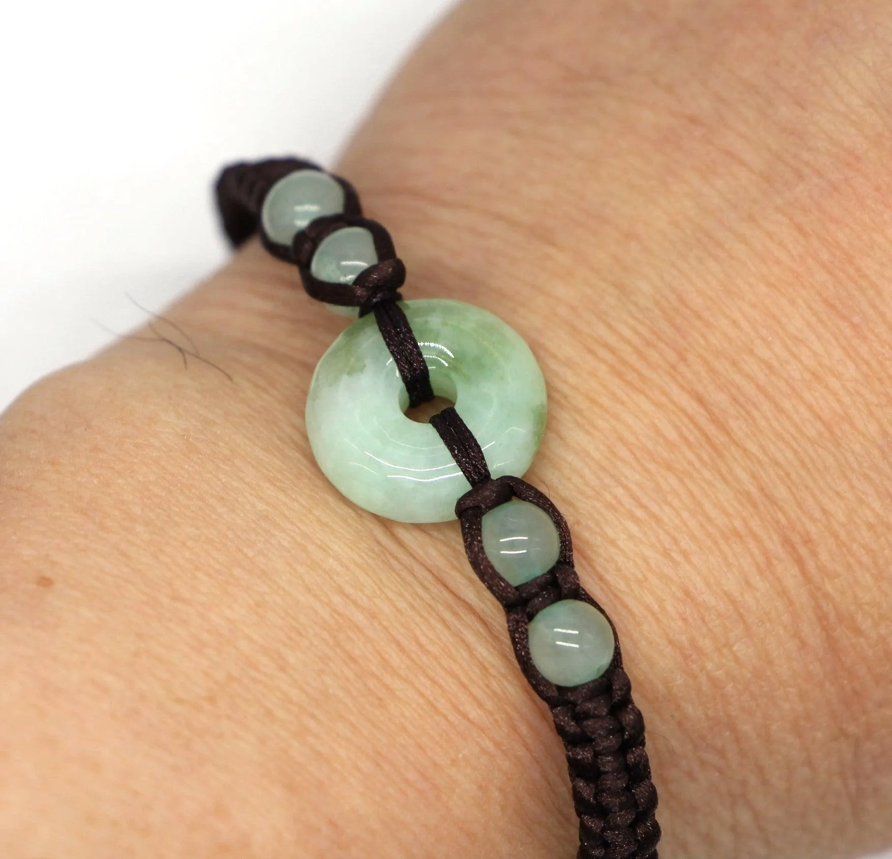 Type A Jadeite Jade Donut Bracelet Series BR20006