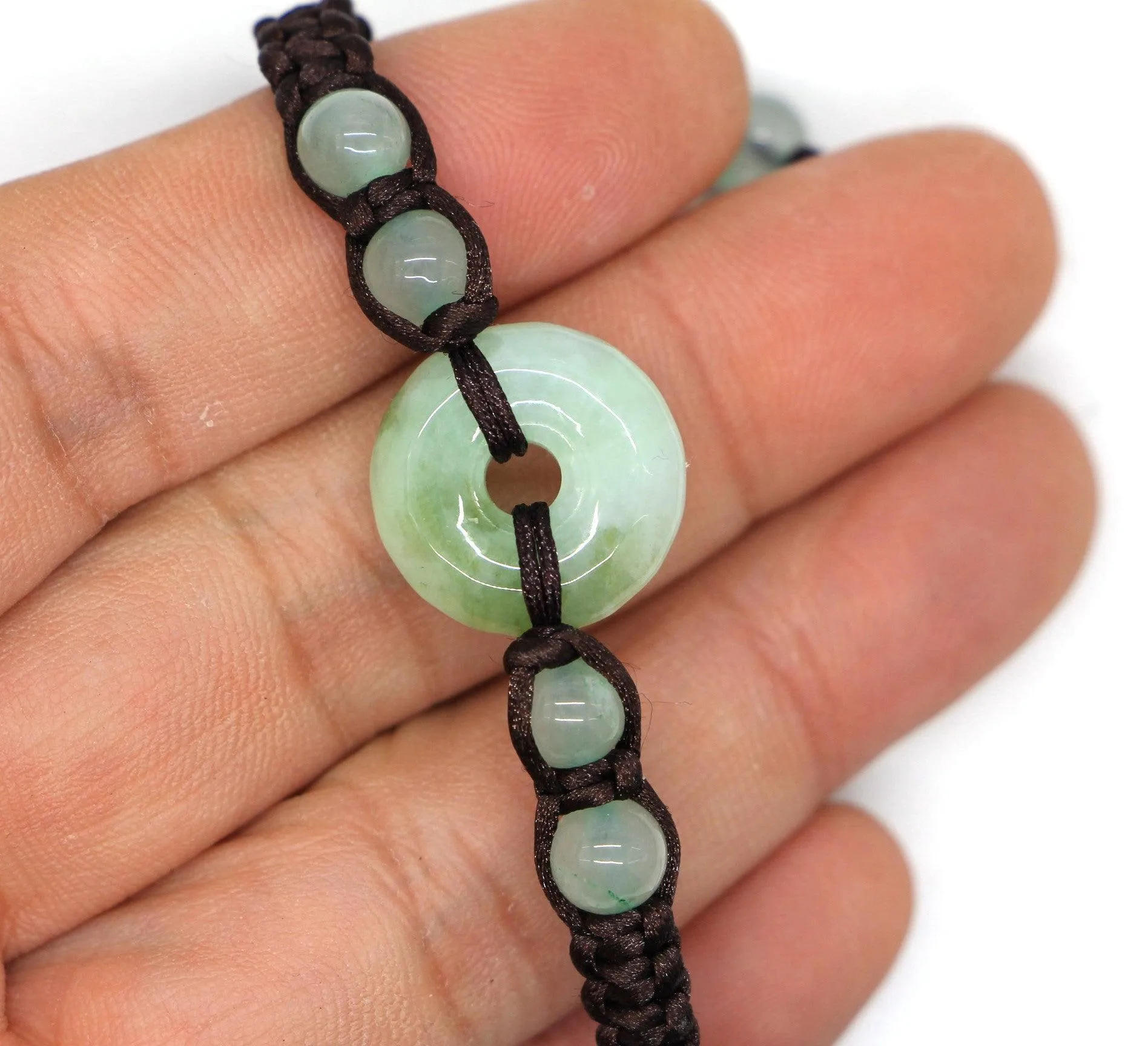 Type A Jadeite Jade Donut Bracelet Series BR20006