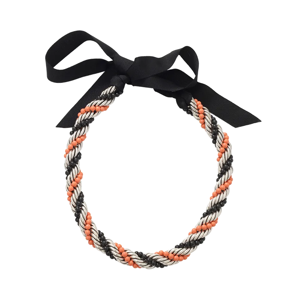 Virna Twisted Bead Necklace